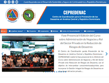 Tablet Screenshot of cepredenac.org